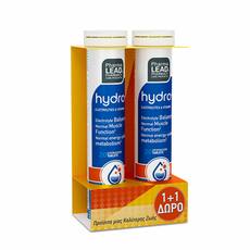 Pharmalead Promo Pack 1+1 ΔΩΡΟ Hydro+ Ηλεκτρολύτες για Άμεση Ενυδάτωση 2x20 αναβράζουσες ταμπλέτες
