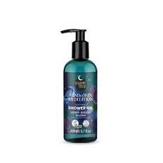 Organic Shop Dreamy Night Χαλαρωτικό Λάδι Ντους Mind & Skin Meditation με Λεβάντα, Blueberry & Μελατονίνη για Βαθιά Θρέψη, 260ml