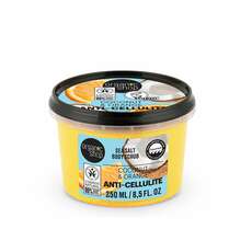 Organic Shop Scrub σώματος κατά της Κυτταρίτιδας με θαλασσινό αλάτι με Καρύδα & Πορτοκάλι, 250ml