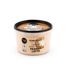 Organic Shop Peanut latte κρεμώδες scrub σώματος, Φιστίκι & Βούτυρο Καριτέ 250ml