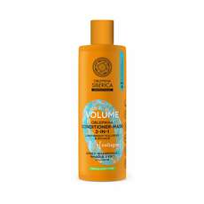 Natura Siberica Oblepikha Ο Professional Conditioner-Μάσκα 2 σε 1 Ενίσχυσης Όγκου με 3x Ιπποφαές & Κολλαγόνο για Όλους τους Τύπους Μαλλιών, 400ml