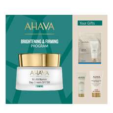 Ahava Promo Multivitamin Day Cream Spf30 50ml & Purifying Mud Mask 8ml & Refining Mud Exfoliator 15ml & Dermud Hand Cream 40ml