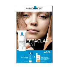La Roche Posay Effaclar Mat, 40ml & Δώρο Effaclar Gel, 50ml & Anthelios Oil Control Spf 50+, 3ml