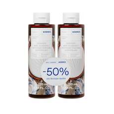 Korres Promo (- 50% στο Δεύτερο Προϊόν) Yoghurt Αφρόλουτρο, 2x250ml, 1σετ