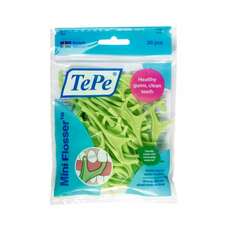 Tepe Good Mini Flosser Οδοντικό Νήμα με Λαβή σε Πράσινο Χρώμα, 36τεμ