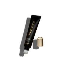 Farmstay Black Snail Premium Rolling Eye Serum-Αντιγηραντικός ορός ματιών με 3 κυλίνδρους για απαλό μασάζ. 25ml