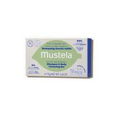 Mustela Shampoo & Body Cleansing Bar Μπάρα Καθαρισμού για Σώμα & Μαλλιά, 75g