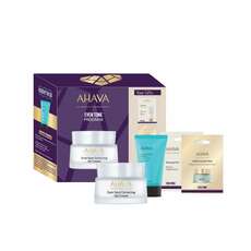 AHAVA Even Tone Program, Dark Spot Correcting Gel Cream 50ml & Renewing Peel 8ml & Brightening Mud Mask 6ml & Sea-Kissed Mineral Body Lotion 40ml