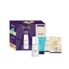 AHAVA Even Tone Program, Dark Spot Correcting Serum 30ml & Renewing Peel - 8ml & Brightening Mud Mask 6ml & Sea-Kissed Mineral Body Lotion 40ml
