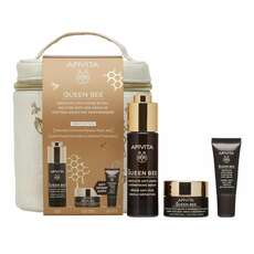 Apivita Promo Queen Bee  Αντιγηραντικός Ορός Προσώπου, 30ml & Δώρο Αντιγηραντική Κρέμα Ελαφριάς Υφής, 15ml, Κρέμα Ματιών, 5ml & Νεσεσέρ, 1τεμ, 1σετ