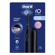 Oral B iΟ Series 2 Clean & Care & with Travel Case Ηλεκτρική Οδοντόβουρτσα με Θήκη Ταξιδιού Μαύρη, 1σετ