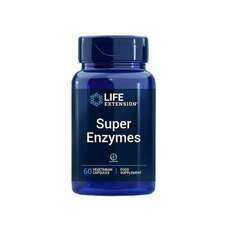 Life Extension Super Enzymes Συμπλήρωμα Διατροφής Mε Ένζυμα Για Την Καλή Λειτουργία Του Πεπτικού Συστήματος 60 φυτικές κάψουλες