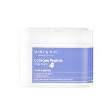 Mary & May Collagen Peptide Vital Mask Mάσκα Προσώπου για Αναζωογόνηση & Λάμψη, 30τεμ