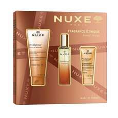 NUXE Prodigieux Iconic Scent Gift Set Prodigieux Le Parfum 30ml, Prodigieux Shower Oil 100ml, Prodigieux Skin-Perfecting Body Milk 30ml