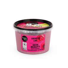 Organic Shop Skin Beauty Scrub σώματος με ζάχαρη για απαλότητα, Κεράσι & Lime, 250ml