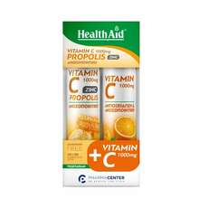 Health Aid Promo Pack Vitamin C 1000mg Propolis, 20tabs & Vitamin C 1000mg, 20tabs
