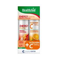 Health Aid Promo Pack Energy Forte, 20eff.tabs & Vitamin C 1000mg, 20eff.tabs