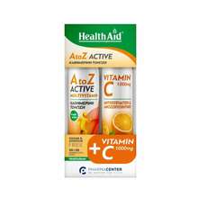 Health Aid Promo Pack A to Z Active, 20tabs & Vitamin C 1000mg, 20tabs
