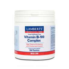 Lamberts Vitamin B-100 Complex, 200tabs