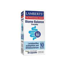 Lamberts Biome Balance Everyday 10 Billion Προβιοτικά για την Εξισορρόπηση του Εντερικού Μικροβιώματος 30caps