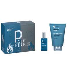Medisei Panthenol Extra Men Promo Path of Fire με Men Blue Flames 3in1 Cleanser Ανδρικό Σαμπουάν - Αφρόλουτρο, 200ml & Blue Flames Eau De Toilette Ανδρικό Άρωμα, 50ml, 1σετ