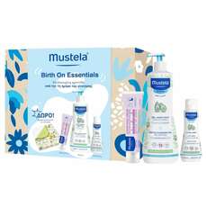 Mustela Birth Promo Gentle Cleansing Gel 500ml & Body Lotion 100ml & Diaper Rash Cream 100ml & Βρεφικό Μπουρνούζι