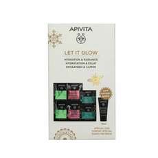 Apivita Promo Let It Glow Hydration & Radiance Set  - Μάσκες Ενυδάτωσης & Λάμψης & Δώρο Black Cleansing Jelly 4τμχ