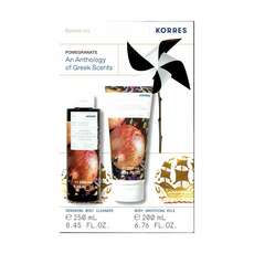 Korres PROMO Pomegranate Αφρόλουτρο Ρόδι 250ml & Ενυδατικό Γαλάκτωμα Σώματος Ρόδι 200ml