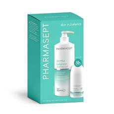 Pharmasept Skin in Balance Set Promo (-50% στο 2ο Προϊόν) Derma Balance Gel Καθαρισμού για Πρόσωπο & Σώμα, 500ml & Αποσμητικό Roll-On, 50ml, 1σετ