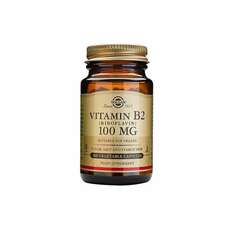 Solgar Vitamin B2 (Riboflavin) 100mg Βιταμίνες 100 Φυτικές Κάψουλες