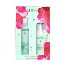 Caudalie Vinoclean Double Cleansing Duo Gift Set, Λάδι Καθαρισμού Προσώπου & Ντεμακιγιάζ 75ml& Απαλός Αφρός Καθαρισμού Προσώπου για Ενυδάτωση 50ml