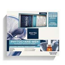 Phyto Promo Phytocyane-Men Anti-Hair Loss Treatment για Άνδρες, 12vials x 3.5ml & Δώρο Anti-Hair Loss Shampoo Σαμπουάν για Άνδρες, 100ml, 1σετ