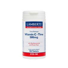 Lamberts Vitamin C Time Release 500mg, 100tabs