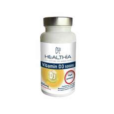 Healthia D3 Vitamin 5000IU, ενίσχυση του ανοσοποιητικού συστήματος 30softgels