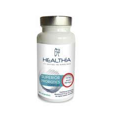 Healthia Superior Probiotic Complex, επιλεγμένα στελέχη προβιοτικών μικροοργανισμών με ινουλίνη  60caps