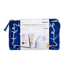 Korres Promo Hydrating & Protective Suncare Ritual Αντηλιακή Κρέμα Προσώπου & Ματιών SPF50, 50ml, Δώρο Smart Yoghurt Probiotic Super Serum 15ml &  Naked Summers x Korres Νεσεσέρ, 1τεμ