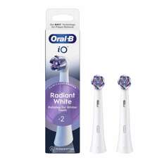 Oral-B Io Radiant White Ανταλλακτικές Κεφαλές για Ηλεκτρική Οδοντόβουρτσα 2τμχ