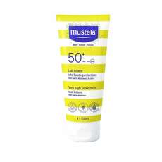 Mustela Very High Protection Sun Lotion SPF50+ Αντιηλιακό Προσώπου & Σώματος με Βιολογικό Αβοκάντο για Όλη την Οικογένεια, 100ml