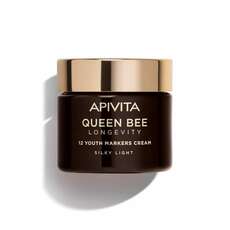 Apivita Queen Bee Longevity Light Day Cream Ελαφριά Βελούδινη Κρέμα Για Δράση Σε 12 Δείκτες Νεότητας, 50ml