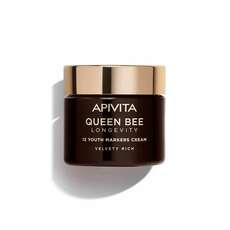 Apivita Queen Bee Longevity Rich Day Cream Πλούσια Βελούδινη Κρέμα Για Δράση Σε 12 Δείκτες Νεότητας, 50ml