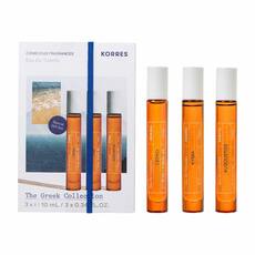 Korres The Greek Collection Promo Pack Σετ Αρωμάτων με Lefko Eau de Toilette Άρωμα, 10ml, Kyma Eau de Toilette Άρωμα, 10ml & Avgoustos Eau de Toilette Άρωμα, 10ml, 1σετ