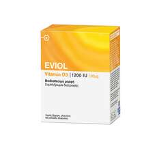 Eviol Vitamin D3 1200iu 30μg 60 Μαλακές Κάψουλες