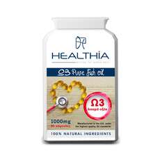 Healthia Ω3 pure Fish Oil 1000mg 90caps