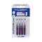 Pierre Fabre Oral Care Elgydium Clinic Mono Compact Interdental Brushes Purple Μεσοδόντια Βουρτσάκια Μωβ 0.8 4 Τεμάχια
