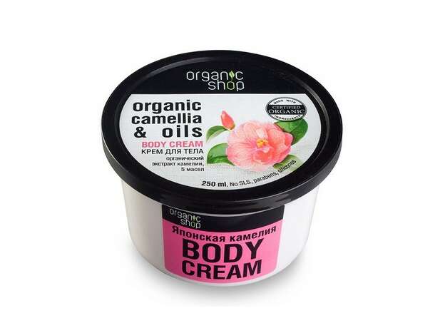Organic Shop Japanese Camellia Body Cream 250ml