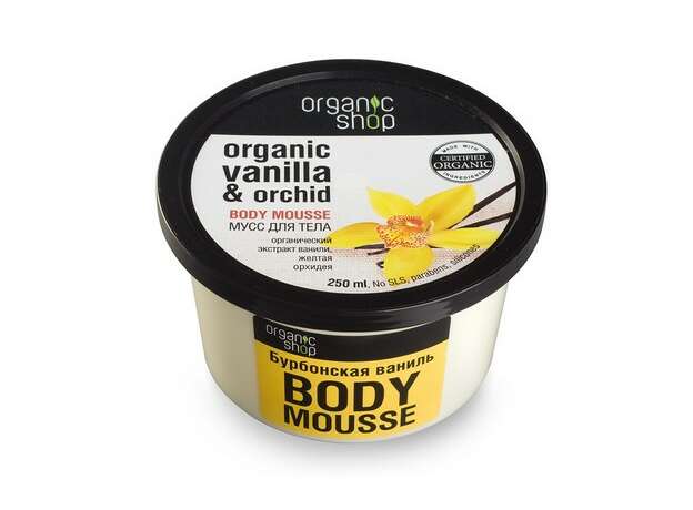 Organic Shop Body Mousse Bourbon Vanilla 250ml