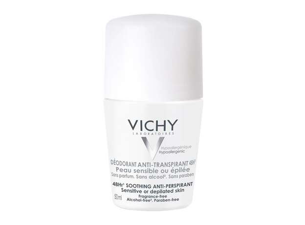 Vichy Deodorant 48ωρη Αποσμητική Φροντίδα Roll-on Για Ευαίσθητες Επιδερμίδες, 50ml