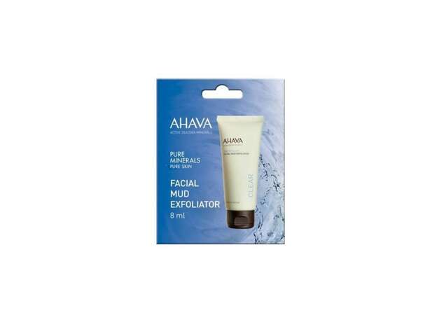 AHAVA Facial Mud Exfoliator Απολεπιστική Κρέμα Προσώπου 8ml