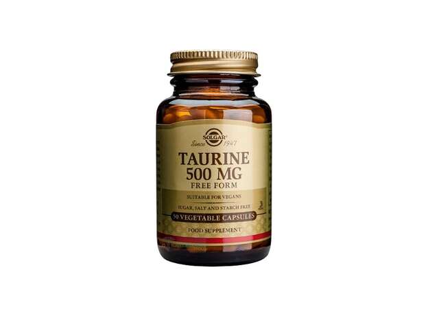 Solgar Taurine Ταυρίνη 500mg Θειούχο αμινοξύ 50caps
