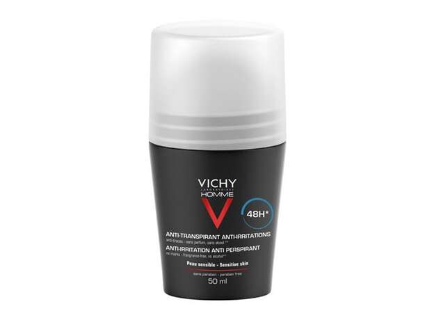 Vichy Homme Deodorant Anti-Transpirant Roll-On 48h 50ml